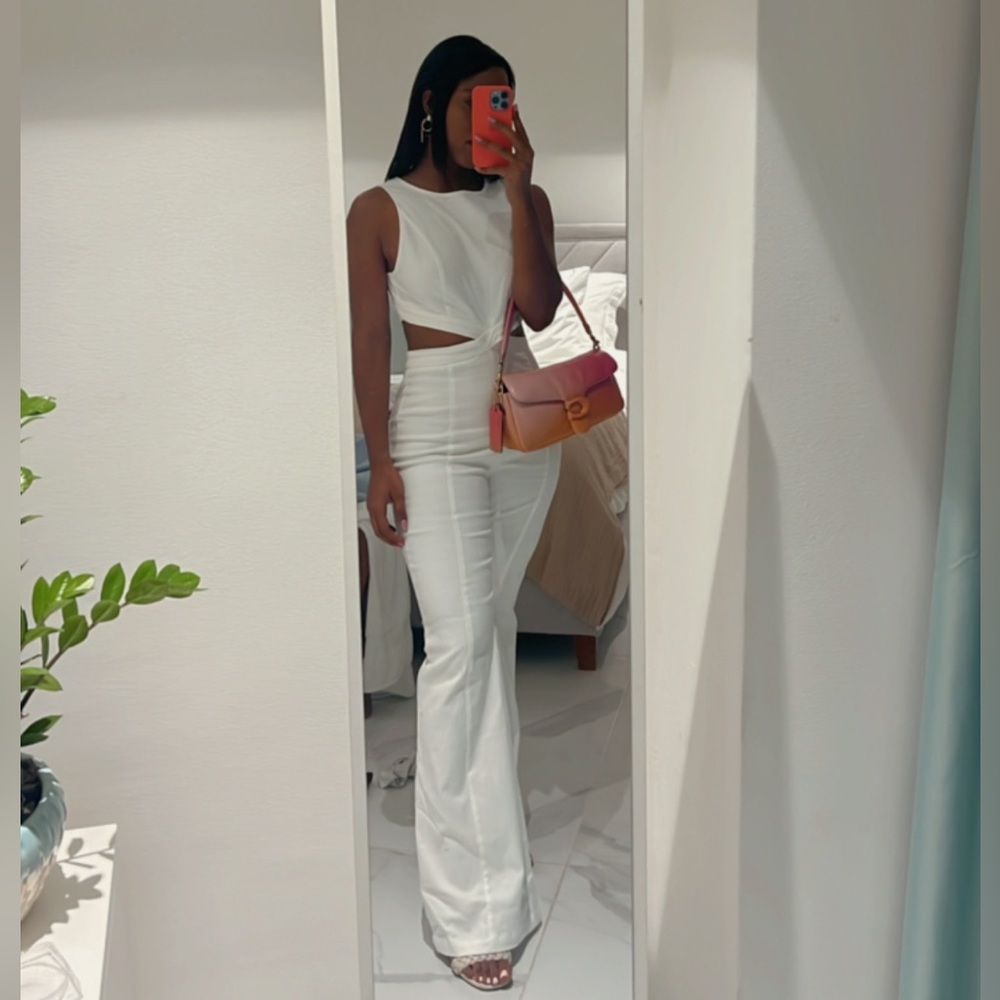 White jumpsuit!